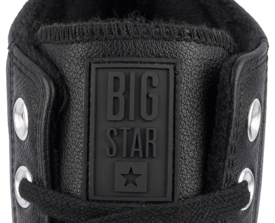 BIG STAR DAMSKIE OCIEPLANE WYSOKIE BUTY TRAMPKI EKOSKÓRA