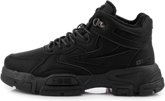 BIG STAR MĘSKIE OCIEPLANE WYSOKIE BUTY TRAPERY SNEAKERSY CZARNE EKOSKÓRA