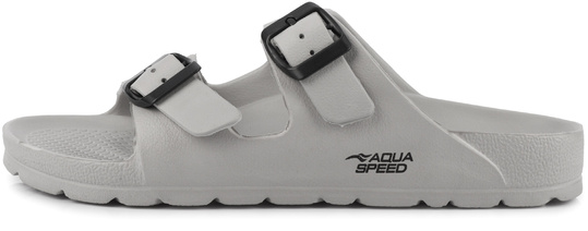 AQUA SPEED LAREDO kol. 05 szare klapki sportowe na basen plażę do ogrodu