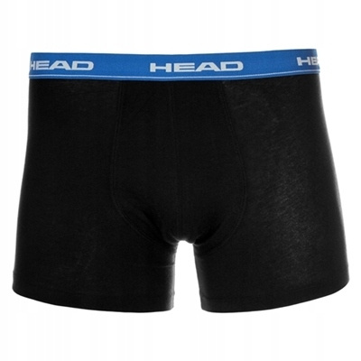 HEAD MAJTKI BOKSERKI MĘSKIE BAWEŁNA 5-PAK 5 par czarne