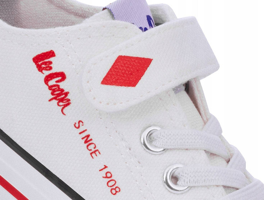 LEE COOPER LCW-21-44-0303K dziecięce buty trampki białe