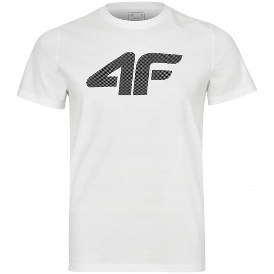 4F MĘSKA KOSZULKA T-SHIRT BAWEŁNA H4Z22-TSM353-10S