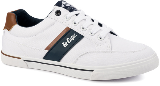 LEE COOPER 3244M męskie buty sportowe trampki niskie białe