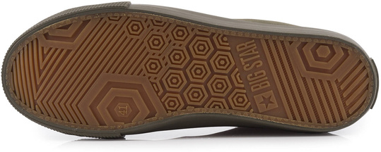 BIG STAR MĘSKIE OCIEPLANE WYSOKIE TRAMPKI ZA KOSTKĘ KHAKI EKOSKÓRA