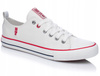 BIG STAR JJ174062 męskie trampki niskie klasyczne białe