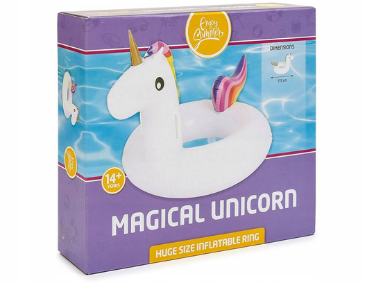 JEDNOROŻEC DMUCHANY PŁYWANIA MATERAC KOŁO PONTON