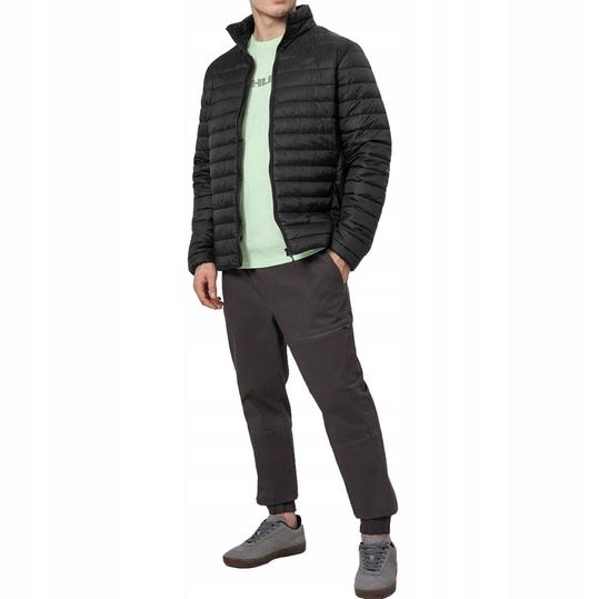 4F MĘSKA KURTKA PIKOWANA PUCHOWA CZARNA H4Z22-KUMP003-20S