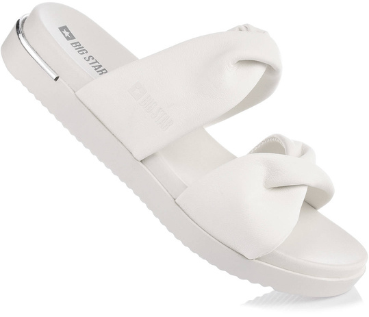 BIG STAR LL274A121 KLAPKI DAMSKIE WSUWANE NA LATO BIAŁE