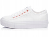 LEE COOPER 0890L damskie trampki na platformie białe