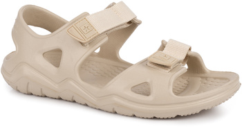 BIG STAR damskie sandały sportowe na rzepy lekkie beżowe