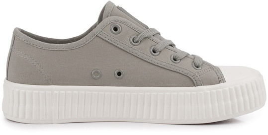BIG STAR damskie trampki klasyczne szare na platformie
