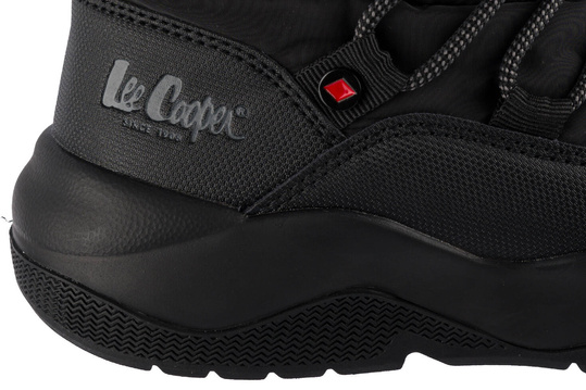 LEE COOPER LCJ3066 BUTY BOTKI DAMSKIE ZIMOWE ŚNIEGOWCE OCIEPLANE CZARNE