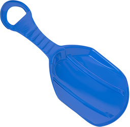 Jabłuszko do zjeżdżania na śniegu ślizg dla dzieci plastikowe niebieskie