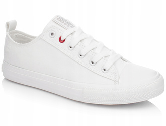 BIG STAR JJ174001 męskie trampki niskie klasyczne białe