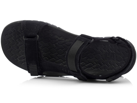 CATERPILLAR ATCHISON SANDAL P721278 MĘSKIE CZARNE SKÓRZANE SANDAŁY