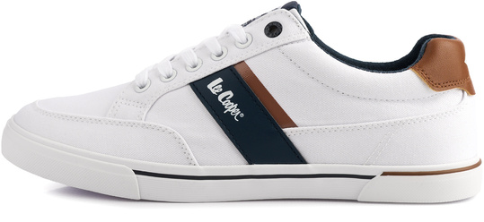 LEE COOPER 3244M męskie buty sportowe trampki niskie białe
