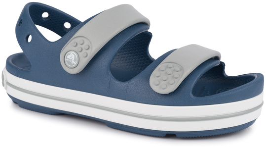 CROCS Crocband Cruiser sandały dziecięce na rzep dla dziewczynki i chłopaka niebieskie