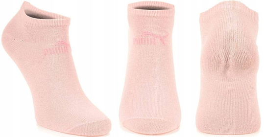 STOPKI PUMA SKARPETKI BAWEŁNA 3 PARY 3PAK 39/42 RÓŻOWE