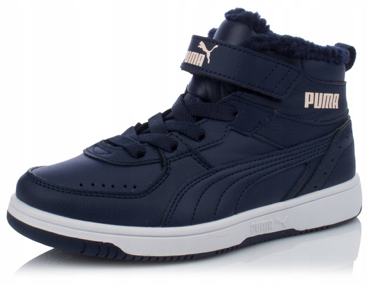 DZIECIĘCE BUTY ZIMOWE CHŁOPIĘCE PUMA REBOUND OCIEPLANE 375479-05