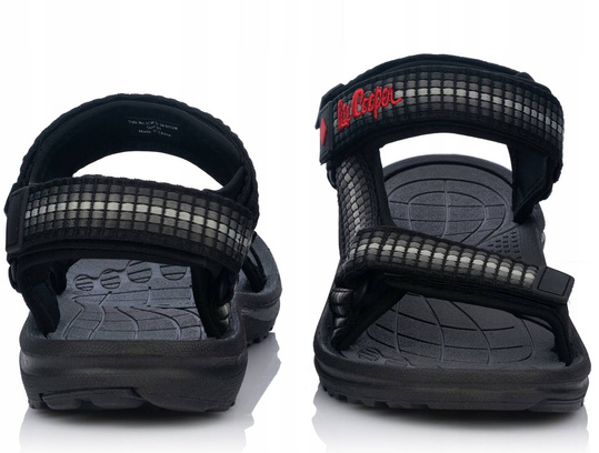 LEE COOPER LCW-21-34-0192M męskie sandały sportowe czarno szare