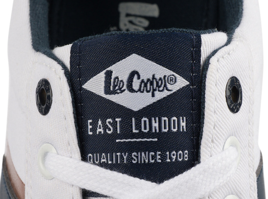 LEE COOPER 3244M męskie buty sportowe trampki niskie białe