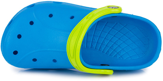 AQUA SPEED klapki dziecięce kroksy chodaki na basen plażę niebieskie