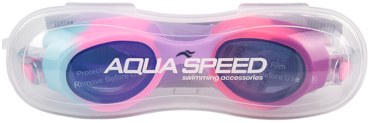 AQUA SPEED PEGAZ OKULARY OKULARKI PŁYWACKIE DLA DZIECI DO PŁYWANIA NA BASEN RÓŻOWE