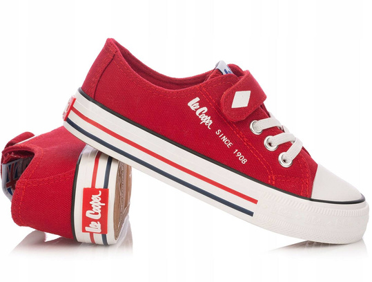 LEE COOPER LCW-21-44-0304K buty dziecięce trampki czerwone