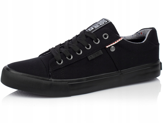 BIG STAR AA274513 damskie trampki klasyczne czarne