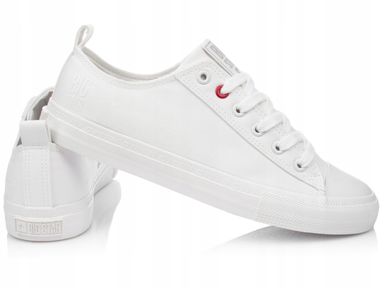 BIG STAR JJ274001 damskie trampki klasyczne białe