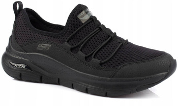 SKECHERS ARCH FIT 149056/BBK DAMSKIE SPORTOWE SNEAKERSY CZARNE