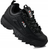 FILA DISRUPTOR LOW WMN 1010302.12V  buty sneakersy DAMSKIE czarne