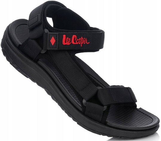 LEE COOPER LCW-22-34-0960M męskie sandały sportowe czarne