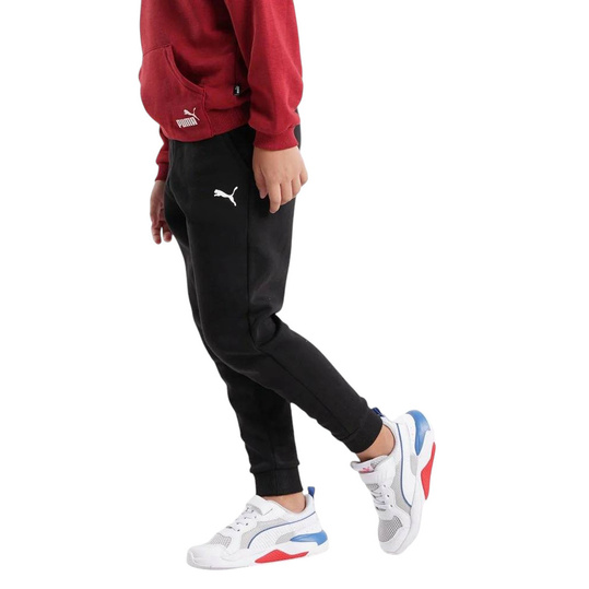 PUMA ESS Logo 586973-51 dziecięce spodnie dresowe bawełniane czarne