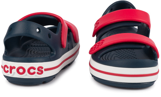 CROCS Crocband Cruiser sandały dziecięce na rzep dla dziewczynki i chłopaka granatowe