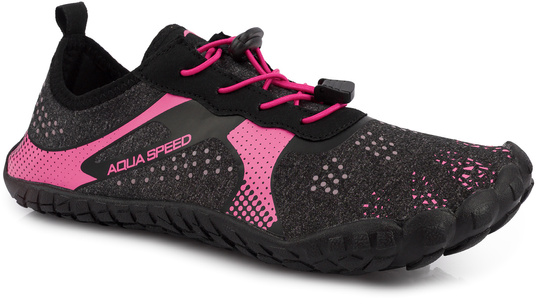 AQUA SPEED DAMSKIE BUTY DO WODY PŁYWANIA NA PLAŻĘ RAFĘ JEŻOWCE REGULOWANE ELASTYCZNE SZNUROWADŁA RÓŻOWE