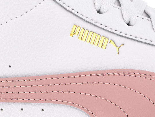 PUMA KARMEN II MID 397459-05 damskie buty sportowe sneakersy wysokie na platformie skórzane białe