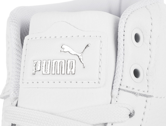 PUMA KARMEN II MID 397459-01 damskie buty sportowe sneakersy wysokie na platformie skórzane białe
