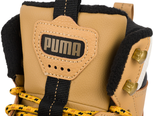 OUTLET: PUMA DESIERTO 393928-02 męskie buty sportowe trapery wysokie ocieplane brązowe PURETEX