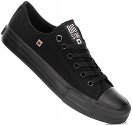 BIG STAR AA274009 damskie trampki niskie czarne