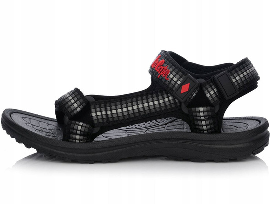 LEE COOPER LCW-21-34-0192M męskie sandały sportowe czarno szare