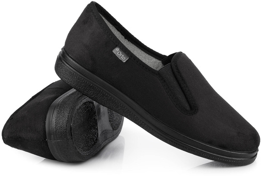 DR ORTO MĘSKIE WSUWANE BUTY ORTOPEDYCZNE ZDROWOTNE SZEROKIE