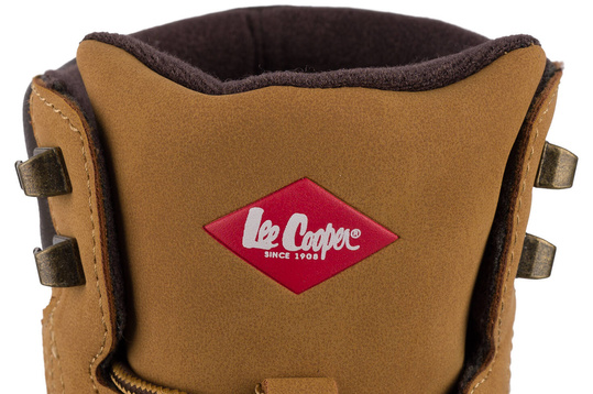 LEE COOPER LCJ2949 BUTY MĘSKIE ZIMOWE TRAPERY OCIEPLANE BRĄZOWE
