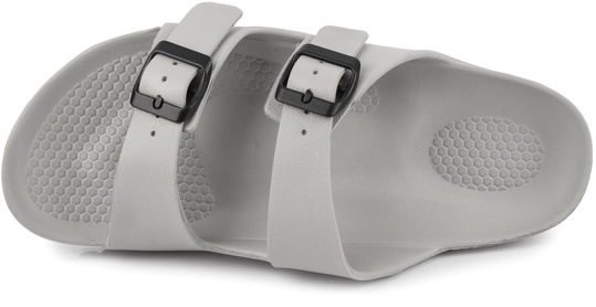 AQUA SPEED LAREDO kol. 05 szare klapki sportowe na basen plażę do ogrodu