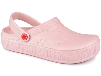 BIG STAR DAMSKIE LEKKIE KLAPKI PIANKOWE KROKSY CHODAKI OGRODOWE