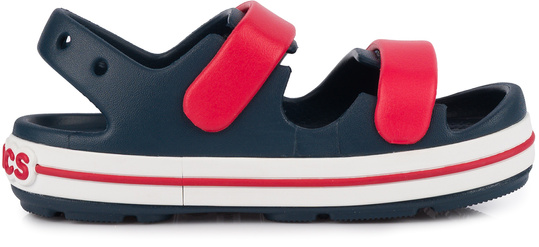 CROCS Crocband Cruiser sandały dziecięce na rzep dla dziewczynki i chłopaka granatowe