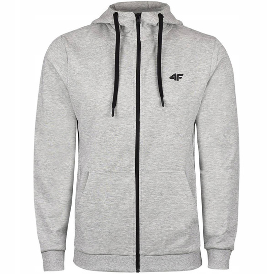 4F MĘSKA BLUZA SPORTOWA Z KAPTUREM ROZPINANA H4Z22-BLM353-27M