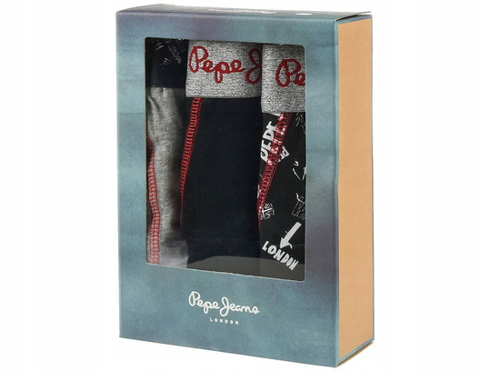 PEPE JEANS MAJTKI BOKSERKI MĘSKIE BAWEŁNA 3PAK U5_F3571_PEP_S3PKA