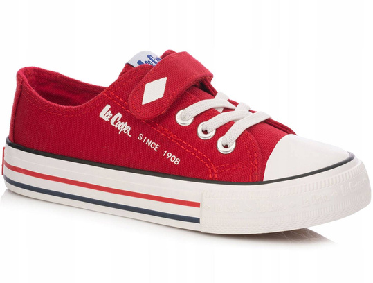 LEE COOPER LCW-21-44-0304K buty dziecięce trampki czerwone