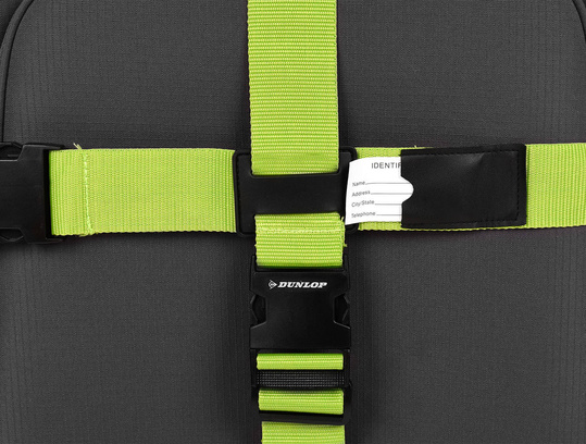 DUNLOP PAS DO WALIZKI BAGAŻU TORBY SPINAJĄCY ZABEZPIECZAJĄCY PODWÓJNY 190x5